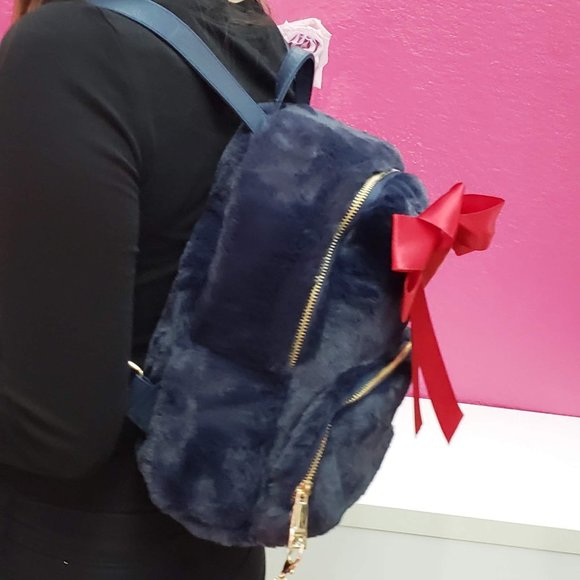 Faux Fur Backpack NWT
